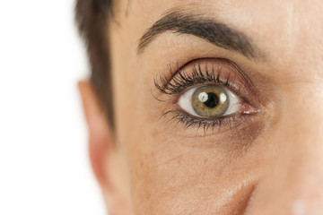 Fototapeta premium right face half of a woman