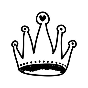 cartoon crown icon image vector illustration design 