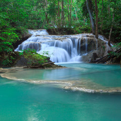 Erawan waterfall National Park Kanjanaburi Thailand