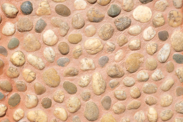 pattern of decorative slate stone wall surface