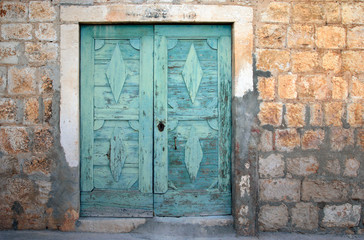 old green door