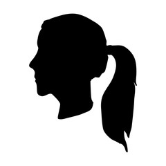 woman profile icon image vector illustration design 