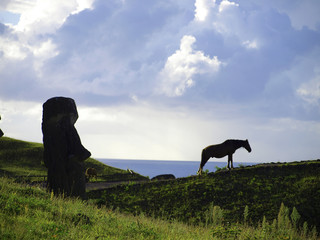 Moai of Easter Island