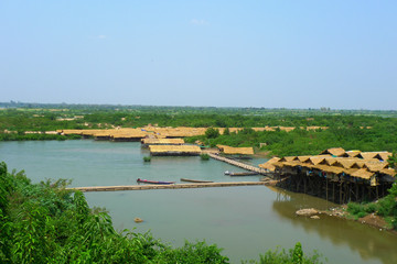 Mekong river spot of Laos