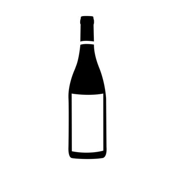 wine bottle icon image vector illustration design 