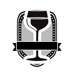 wine glass icon image vector illustration design 