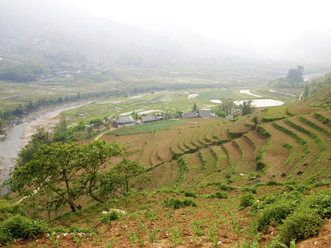 The view of Sapa, Vietnum