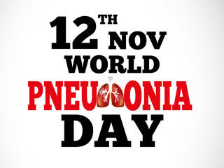 World Pneumonia Day.