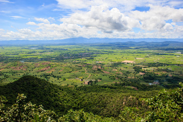 Obraz premium Stunning areal view from Mount