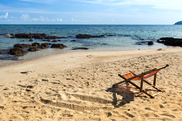 Fototapeta na wymiar Beach chair