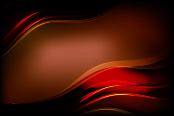 Abstract wavy glowing lines background. Illustration Vector EPS 10.