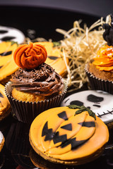 Halloween gingerbread cookies