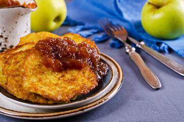 Traditional potato pancakes