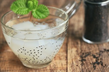 jelly with basil seed