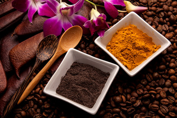 Coffee and Turmeric Scrub