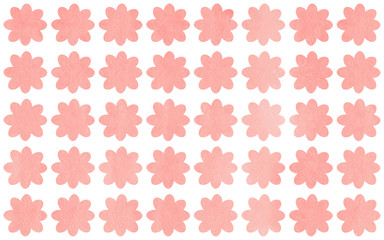 Watercolor flowers pattern.