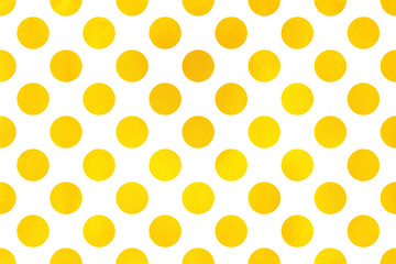 Watercolor polka dot background.