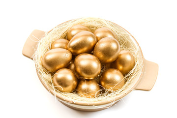 Golden easter egg.