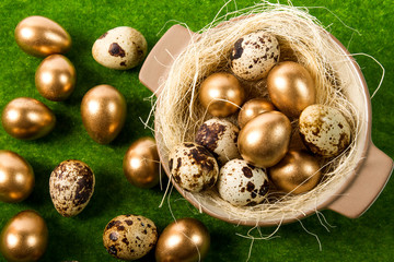 Golden easter egg.