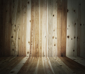 old wooden interior