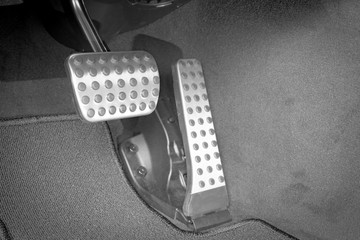 Brake and accelerator pedal of automatic transmission car