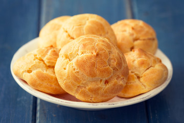 snack cookies on white plate