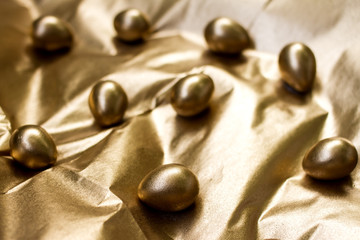 Golden easter egg.