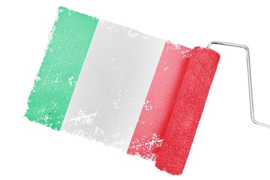 Composite image of italy national flag
