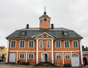 Fototapeta na wymiar Town Hall of Porvoo, Finland