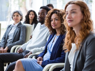 Businesspeople in meeting