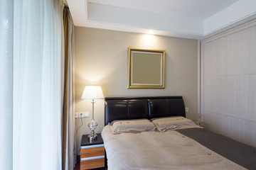 Fototapeta na wymiar interior of modern bedroom