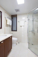 interior of modern bathroom