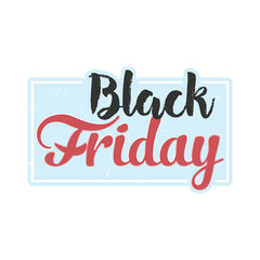 Black Friday. Grunge. Vector.