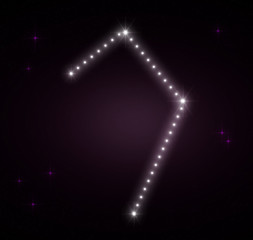 Obraz premium Libra zodiac sign. The scales zodiac constellations. Constellation map. Constellations background. Space stars wallpaper. Horoscope constellations background. Galactic constellations and stars.