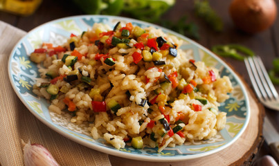 Risotto with vegetables