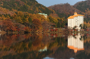 Fototapeta na wymiar Lake Haruna Japan