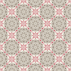 Arabic, islamic, indian seamless pattern
