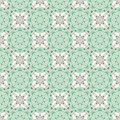 Fotobehang Arabic, islamic, indian seamless pattern © jelisua88