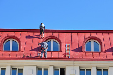 Dachdecker, neues Dach