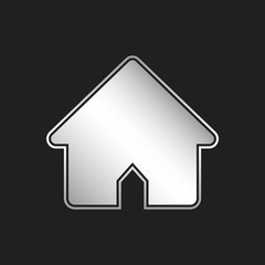 Silver House Icon or Logo