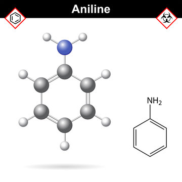 Aniline organic solvent molecular structure