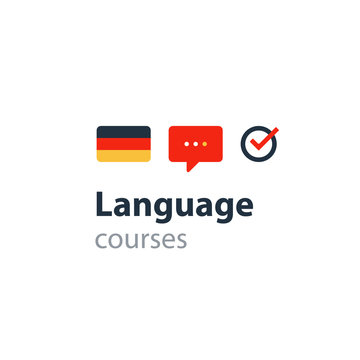 German As A Second Language. Fluent Speaking, Foreign Language Courses