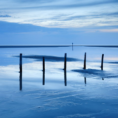 Abend am Strand von St. Peter Ording