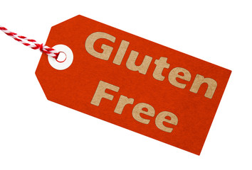 Gluten Free Cardboard Label With String