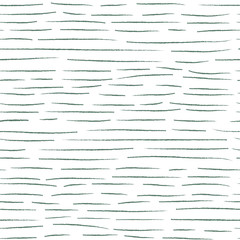 Abstract seamless pattern. Brush strokes texture on white background.