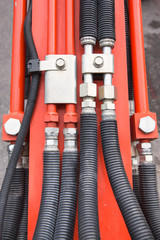 Hydraulic pressure pipes system of construction machinery