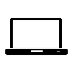 laptop computer icon image vector illustration design 