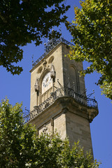 clock-tower n trees
