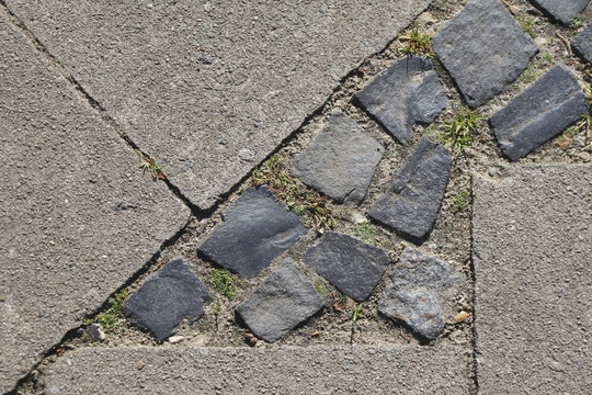 Steine, Kopfsteinpflaster, Fußweg