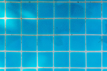Blue Tile of Swimming Pool